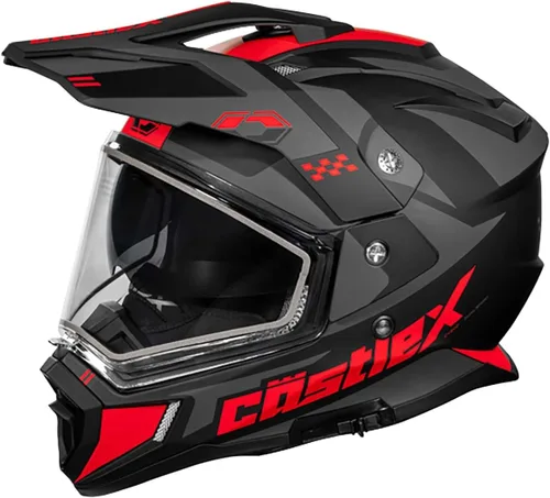 Miniatura 8 de Castle X CX200 Dual Sport Casco de Nieve (Negro Mate - Extra Pequeño)