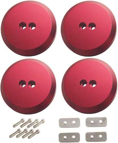 Miniatura 2 de Dewhel Adaptador de almohadilla de aluminio anodizado para Corvette C8/C7/C6 Premium Bolt on Jack Points - Paquete de 4