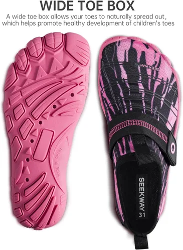 Miniatura 3 de SEEKWAY Barefoot Water Shoes for Kids - Wide Toe Box and Quick-Dry Sand Shoes Toddler for Hiking Swim Beach Pool Kayak Sport Accessories, Camping