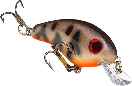 Miniatura 11 de Strike King Señuelo de pesca Bitsy Pond Minnow Crankbait, 3/32 oz, irresistible para los peces Chartreuse con espalda negra