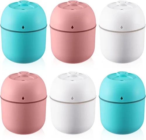 Hortsun Humidificador pequeño portátil portátil de escritorio personal de 7.4 fl oz, mini humidificador para dormitorio, plantas, coche, oficina,