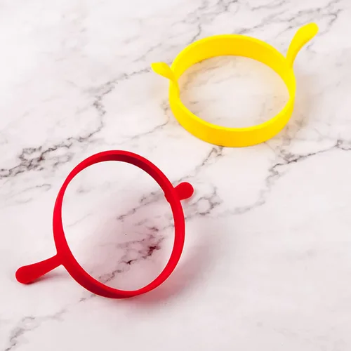 Miniatura 9 de Paquete de 4 anillos de silicona para huevos, anillos de huevo antiadherentes, moldes para cocinar, anillos perfectos para huevos fritos