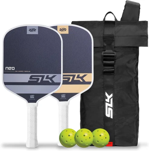Miniatura 16 de Selkirk Sport SLK - Juego de raquetas de pádel de 2 Diseñadas en los Estados Unidos Elija el juego SLK Neo de grafito, el juego SLK Neo de fibra