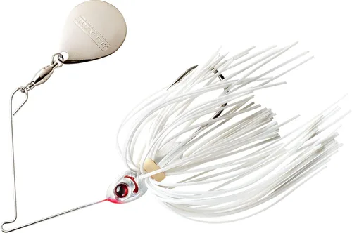 Booyah Colorado Blade Spinner-Bait Bass Señuelo de pesca Blanco nieve