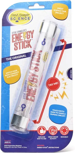 Steve Spangler Science - Barra de energía, divertidos kits de ciencias para que los niños aprendan sobre conductores de electricidad, seguro y