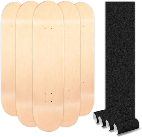 Miniatura 8 de Tablas de Skateboard de Maple LOSENKA, Tablas de Skateboard de Cola Doble, Tablas de Skateboard Ligeras, Cinta Adhesiva de Agarre Gratuita