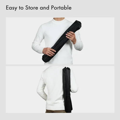 Miniatura 5 de Artify - Caballete para letrero, soporte de caballete de arte portátil ajustable de doble nivel, altura ajustable de 22 a 66 pulgadas, caballete