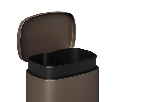 Miniatura 7 de Garvee Juego combinado de botes de basura de metal de 13 galones (50 L) y 2.6 galones (10 L), bote de basura a prueba de óxido con tapa, cubo