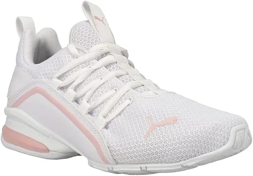 Miniatura 2 de PUMA Womens Axelion Metallic Wide Training Sneakers Athletic Shoes - White