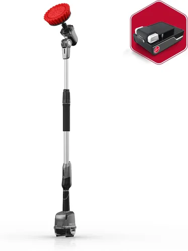 Hoover ONEPWR - Limpiador telescópico, limpiador eléctrico giratorio para limpieza, cabezal de cepillo giratorio, más de 4 pies de alcance, cepillo