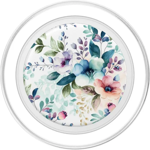 Miniatura 2 de PopSockets MagSafe PopGrip con diseño floral de acuarela botánica para iPhone