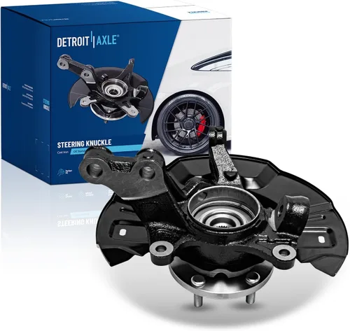 Miniatura 40 de Detroit Axle - Nudos de dirección delanteros de 2.5L de 2 piezas para Toyota 12-17 Camry, 2 nudos de dirección y conjunto de rodamiento de rueda