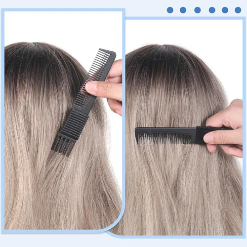 Miniatura 5 de 2 peines con púa para el cabello, peine para peinado, peinetas de elevación para mujeres y hombres, cabello rizado con puntas en las puntas, peines