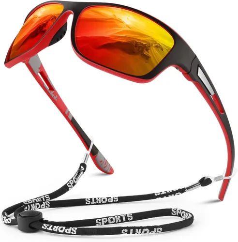 Miniatura 18 de WEAROYO - Gafas de sol polarizadas deportivas para hombres y mujeres, gafas de pesca y conducción rectangulares, protección UV400 Marco C