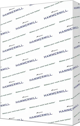 Miniatura 9 de Hammermill 102630 papel para copia digital a color, 32 libras, de 8.5 x 11 pulgadas, tamaño carta, brillo 100, 1 resma de 500 hojas, Blanco