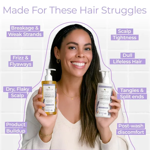 Miniatura 4 de Tree To Tub Champú y acondicionador de lavanda para cabello seco, cuero cabelludo seco, encrespamiento, champú y acondicionador hidratante de aceite
