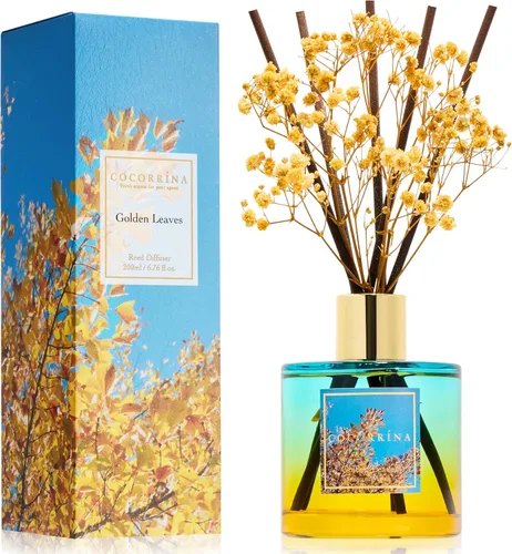 Miniatura 20 de Cocorrína Juego de difusor de varillas - Difusor perfumado de rosa satinada con varillas para el hogar, difusor de varillas para decoración