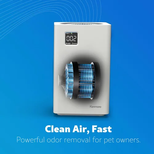Miniatura 5 de Kenmore PM2010 Purificadores de Aire con Filtro HEPA Verdadero H13, Cubre hasta 1200 Pies Cuadrados, Sistema de Filtración HEPA de 3 Etapas
