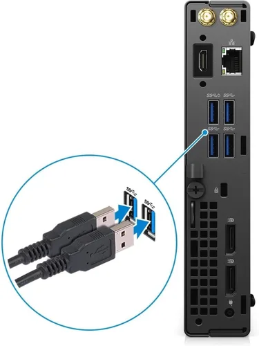 Miniatura 4 de Dell OptiPlex 5000 5090 - Computadora de sobremesa Intel Core i5 de 10ª generación i5-10500T Hexa-core (6 núcleos) 2.30 GHz - 16 GB RAM DDR4 SDRAM