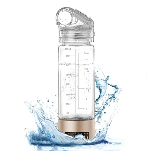 Generador de botellas de agua de hidrógeno, taza de salud de vidrio portátil, máquina de iones de agua rica en hidrógeno, máquina de agua de