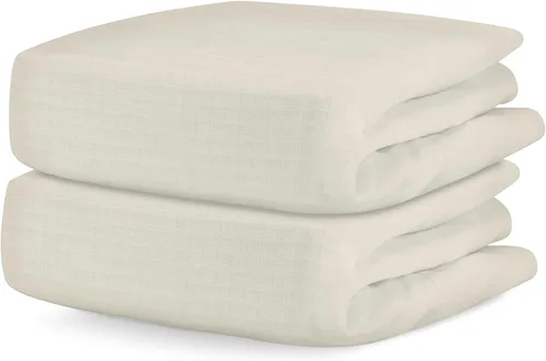 Miniatura 10 de Newton Baby Sábana bajera ajustable para cuna (paquete de 2) - Ultra transpirable y suave, algodón orgánico, se adapta a todas las cunas estándar