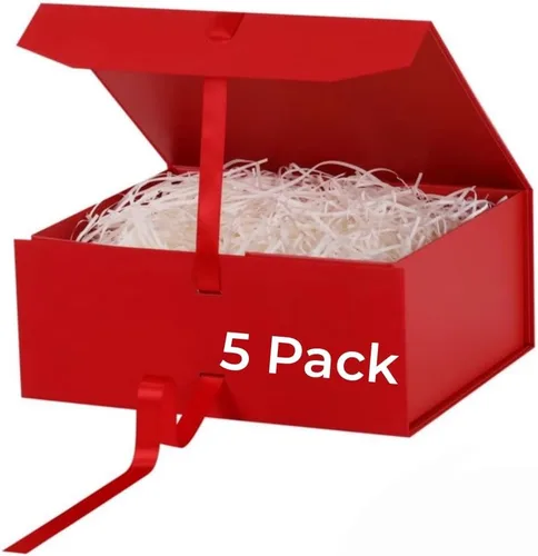 Miniatura 31 de GoooodGift Caja de regalo grande azul, 1 paquete de 13.5 x 11 x 5.3 pulgadas, caja de regalo de lujo para regalos con tapa de cierre magnético