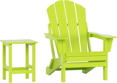 Miniatura 38 de WO Home Furniture - Juego de 3 sillas plegables para exteriores, mesa auxiliar, resistente a la intemperie y a los rayos UV, para césped, jardín