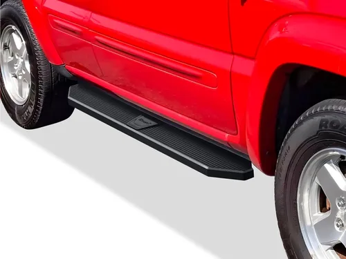 Miniatura 8 de APS Estribos de 6 pulgadas, color negro mate, compatibles con Jeep Liberty 2002-2007 de 4 puertas