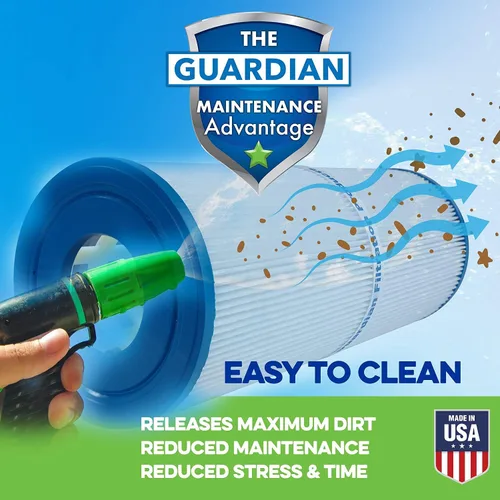 Miniatura 7 de Guardian Filtration Products Cartucho de filtro de spa 413-212-02 de repuesto para Pleatco PRB50IN, Unicel C-4950, Filbur FC-2390 413-212-02