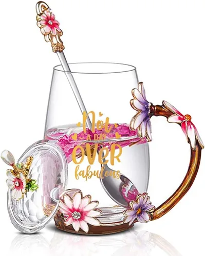 Miniatura 8 de Regalos para hermanas de hermana, elegante taza de té con flores y taza de café, regalos únicos para cumpleaños, hermana menor, hermana mayor, cuñada