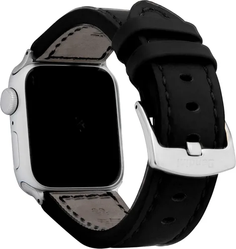 Miniatura 37 de Bandini Correa de cuero para hombre para Apple Watch de 1.732 in 1.772 in 1.654 in 1.614 in 1.575 in 1.496 in 1.929 in y Ultra, correa de iWatch