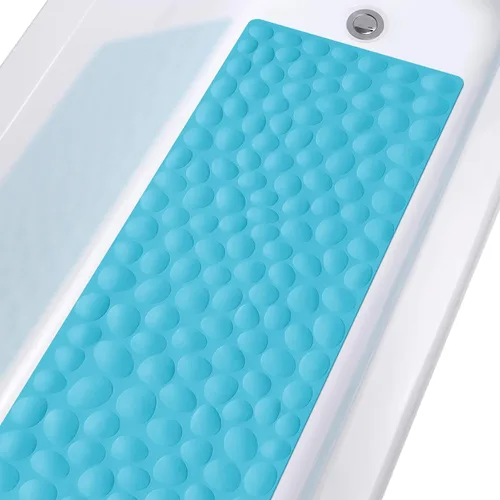 Miniatura 17 de OTHWAY Alfombra de Bañera Antideslizante, Alfombra de Baño de Goma para Niños y Bebés, 16x31.5 pulgadas Alfombras de Baño Grandes para Bañera