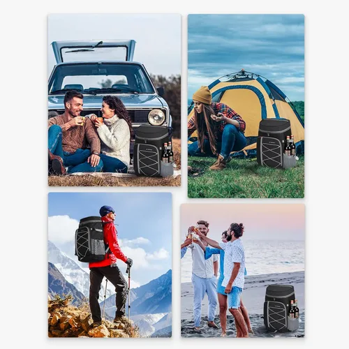 Miniatura 10 de Mochila enfriadora Maelstrom - Bolsa de almuerzo aislada suave a prueba de fugas para 35/50 latas, ideal para acampar, playa, senderismo y compras