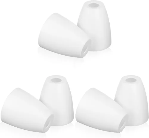 Miniatura 10 de Uonlytech Pantalla de lámpara de plástico de 7.87 x 3.93 x 4.52 pulgadas, pequeña pantalla esmerilada para mesa de escritorio y lámparas de pie