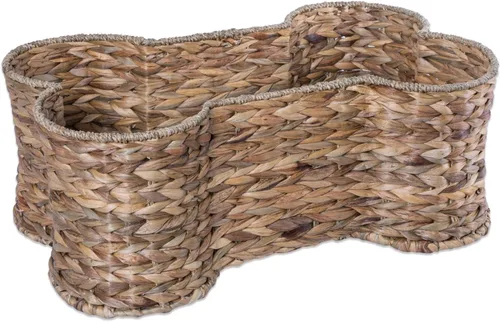 Miniatura 9 de Cesta de almacenaje de organizador del animal doméstico de la forma de hueso para la decoración casera, juguete del animal doméstico, cobertores