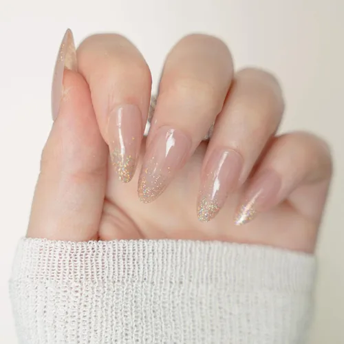 Miniatura 6 de 30 uñas postizas a presión de almendra, ajuste supremo y uñas de gel suave natural, 15 tamaños, kit de uñas postizas reutilizables con caja