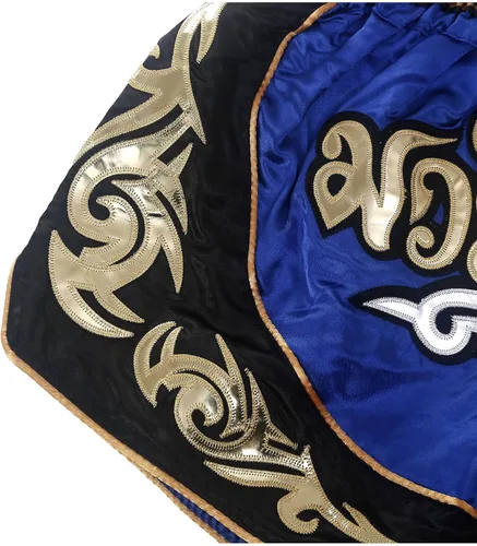 Miniatura 3 de FLKKY Muay Thai - Pantalones cortos de boxeo para hombres y mujeres de alta calidad para entrenamiento de artes marciales gimnasio boxeo pantalones