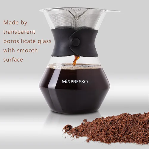 Miniatura 4 de Mixpresso Coffee cafetera de derrame, Transparente