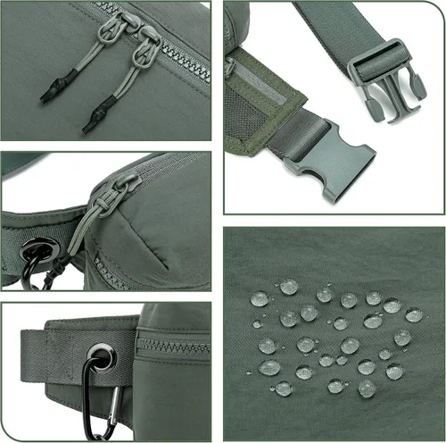 Miniatura 4 de FODOKO Bolsa de cinturón, Verde, Bolsa de cinturón