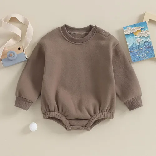Miniatura 2 de Sudadera de gran tamaño para bebé niño y niña, suéter grueso de manga larga, suéter sin botones, ropa cálida de invierno