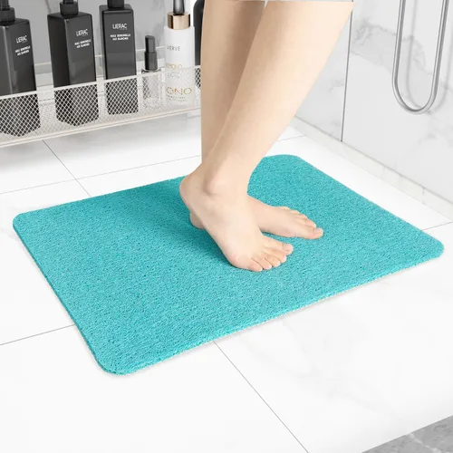 Miniatura 32 de Hargiis - Tapete antideslizante de secado rápido para bañera, piso, baño, ducha, cocina, hogar, hotel (color blanco, 24 x 24 pulgadas)