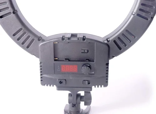 Miniatura 3 de Kaezi LED240 v2 - Anillo de luz LED bicolor de 12 pulgadas, 36 W, 240 unidades, 3000 K-6000 K, fotografía regulable para cámara fotográfica y video