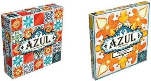 Next Move Games - Juego de mesa de cristal azul y azul, juego base y expansión, juego de estrategia de colocación de azulejos para adultos y niños