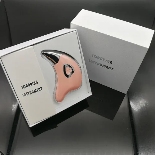 Miniatura 2 de Gua Sha - Herramienta de masaje para raspar con borde ultra liso, placa de raspado de microcorriente, placa de raspado facial vibrante, masajeador