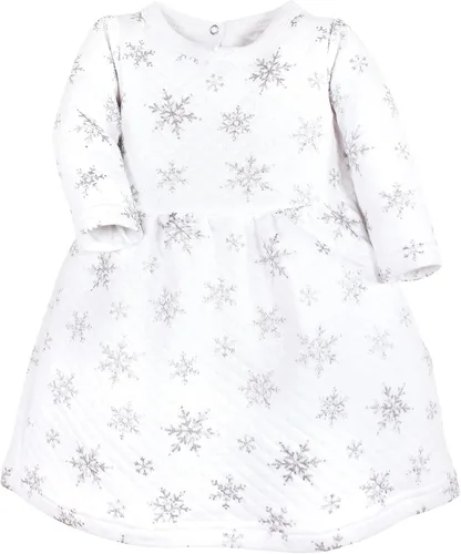 Miniatura 3 de Hudson Baby Vestido y leggings de algodón acolchados unisex para bebé