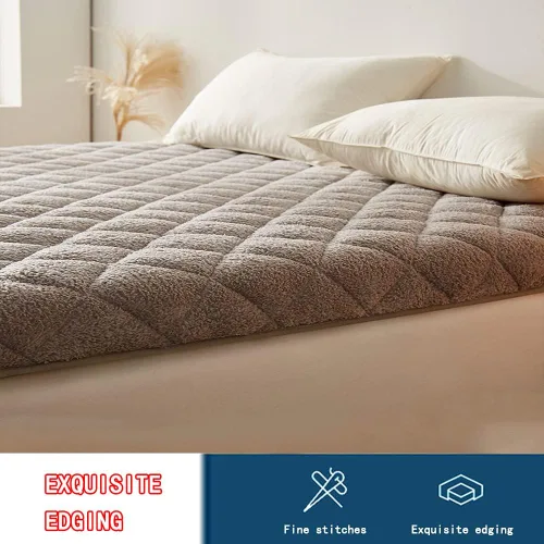 Miniatura 7 de Cubrecolchón de futón plegable japonés con parte inferior transpirable, tapete de tatami Shikibuton, colchón de campamento portátil, para cama