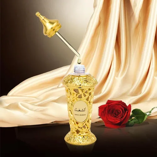 Miniatura 3 de Swiss Arabian Kashkha – Productos de lujo de Dubai – Fragancia de aceite de perfume personal de larga duración y adictiva – Un aroma seductor – 0.6