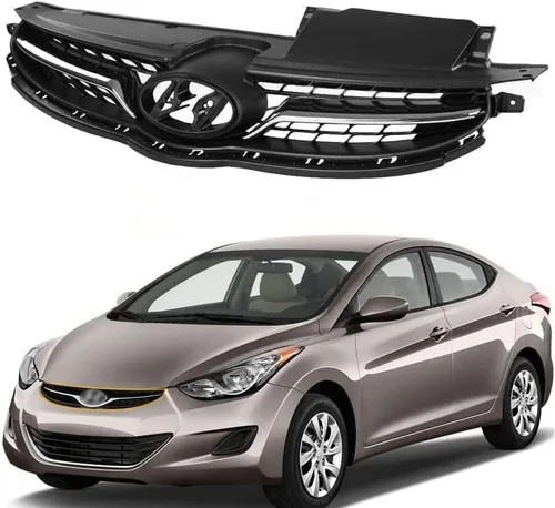 Rejilla de parachoques superior compatible con Hyundai Elantra GLS/GL/L/Limited 2011 2012 2013