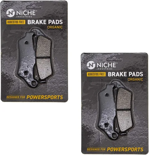 NICHE Juego de pastillas de freno para BMW R1100S R850R R1200GS R1200RT R1150GS R1200R 34212335465 trasero orgánico 2 unidades