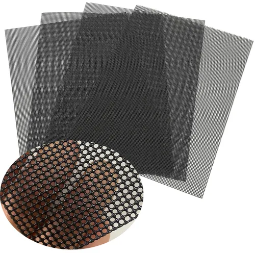 Miniatura 10 de Malla de acero inoxidable 304 recubierta de PVC, paquete de 2 mallas de alambre tejido acero malla de alambre tejido para ventilación, jaula, malla